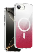 Onegif Apple iPhone 17E Sora Simli Magsafe Kapak - Kırmızı
