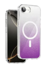 Onegif Apple iPhone 17E Sora Simli Magsafe Kapak - Mor