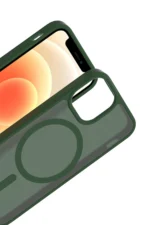Joko Apple iPhone 11 Jota Magsafe Kapak - Koyu Yeşil - Görsel 3