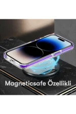 Joko Apple iPhone 14 Pro Bella Magsafe Kapak - Derin Mor - Görsel 4