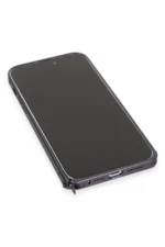 Joko Apple iPhone 14 Pro Kılıf Metal Bumper Magneticsafe Kapak - Derin Mor - Görsel 6
