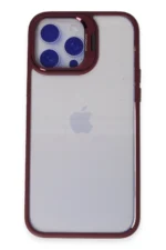 Joko Apple iPhone 14 Pro Kılıf Roblox Lens Standlı Kapak - Bordo - Görsel 2