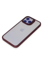 Joko Apple iPhone 14 Pro Kılıf Roblox Lens Standlı Kapak - Bordo - Görsel 5