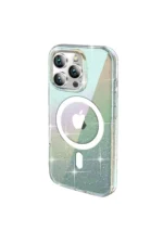 Joko Apple iPhone 14 Pro Max Rasasi Simli Magsafe Kapak - Şeffaf