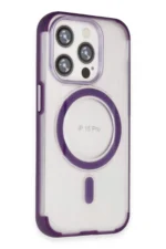 Joko Apple iPhone 15 Pro Hilton Magsafe Kapak - Derin Mor - Görsel 2