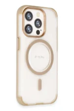Joko Apple iPhone 15 Pro Hilton Magsafe Kapak - Gold - Görsel 2