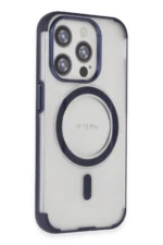 Joko Apple iPhone 15 Pro Hilton Magsafe Kapak - Lacivert - Görsel 2