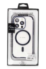 Joko Apple iPhone 15 Pro Hilton Magsafe Kapak - Lacivert - Görsel 4
