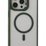 Joko Apple iPhone 15 Pro Kılıf Roblox Lens Magsafe Standlı Kapak - Koyu Yeşil
