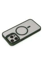 Joko Apple iPhone 15 Pro Kılıf Roblox Lens Magsafe Standlı Kapak - Koyu Yeşil - Görsel 3