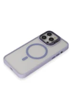 Joko Apple iPhone 15 Pro Kılıf Roblox Lens Magsafe Standlı Kapak - Lila - Görsel 4