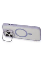 Joko Apple iPhone 15 Pro Kılıf Roblox Lens Magsafe Standlı Kapak - Lila - Görsel 5