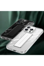 Joko Apple iPhone 15 Pro Max Kılıf Alfa Magsafe Standlı Kapak - Siyah - Görsel 2