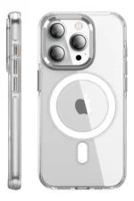 Joko Apple iPhone 15 Pro Max Kılıf Crystal Magsafe Kapak - Şeffaf