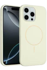 Joko Apple iPhone 15 Pro Max Kılıf Jully Magsafe Kapak - Bej