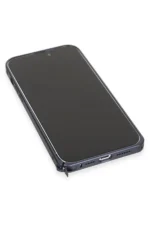 Joko Apple iPhone 15 Pro Max Kılıf Metal Bumper Magneticsafe Kapak - Lacivert - Görsel 6