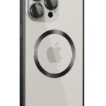 Joko Apple iPhone 15 Pro Max Kılıf Metal Bumper Magneticsafe Kapak - Siyah