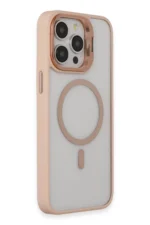 Joko Apple iPhone 15 Pro Max Kılıf Roblox Lens Magsafe Standlı Kapak - Pudra - Görsel 2