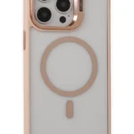 Joko Apple iPhone 15 Pro Max Kılıf Roblox Lens Magsafe Standlı Kapak - Pudra