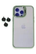 Joko Apple iPhone 15 Pro Max Kılıf Roblox Lens Standlı Kapak - Yeşil
