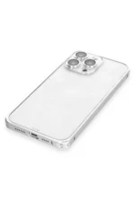 Joko Apple iPhone 15 Pro Max Metal Bumper Mat Kapak - Gümüş - Görsel 5