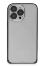 Joko Apple iPhone 15 Pro Max Metal Bumper Mat Kapak - Siyah - Görsel 2