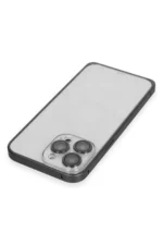 Joko Apple iPhone 15 Pro Max Metal Bumper Mat Kapak - Siyah - Görsel 4