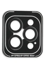 Joko Apple iPhone 15 Pro Max PVD Metal Kamera Lens - Siyah