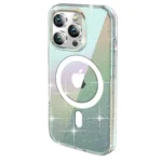 Joko Apple iPhone 15 Pro Max Rasasi Simli Magsafe Kapak - Şeffaf