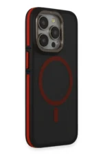 Joko Apple iPhone 15 Pro Rocky Magsafe Kapak - Siyah-Kırmızı - Görsel 2