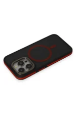 Joko Apple iPhone 15 Pro Rocky Magsafe Kapak - Siyah-Kırmızı - Görsel 3
