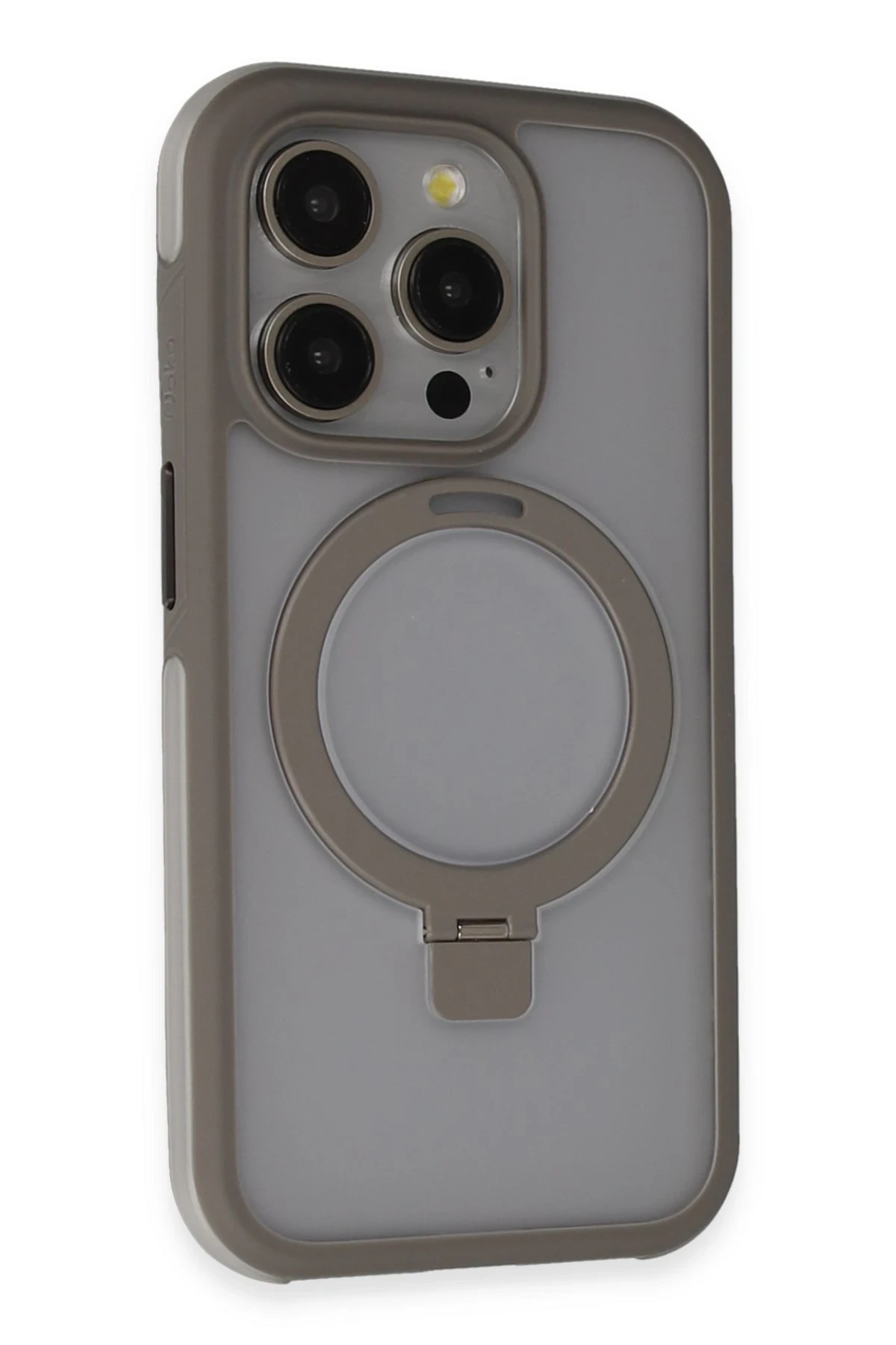 joko-iphone-15-pro-zorda-airbag-magsafe-standli-kapak-titan-gri-default Joko Apple iPhone 15 Pro Zorda Airbag Magsafe Standlı Kapak - Titan Gri - Görsel 1