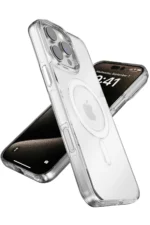 Joko Apple iPhone 16 Gleam PC Sert Magsafe Kılıf - Şeffaf - Görsel 2