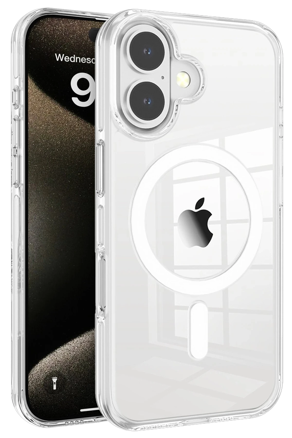 joko-iphone-16-gleam-pc-sert-magsafe-kilif-seffaf-default Joko Apple iPhone 16 Gleam PC Sert Magsafe Kılıf - Şeffaf - Görsel 1
