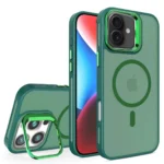 Joko Apple iPhone 16 Plus Flet Lens Magsafe Kapak - Koyu Yeşil