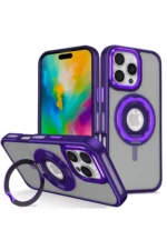 Joko Apple iPhone 16 Pro Banza Magsafe Standlı Kapak - Derin Mor