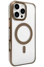 Joko Apple iPhone 16 Pro Gleam PC Sert Magsafe Kılıf - Kahverengi