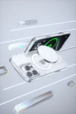 Joko Apple iPhone 16 Pro Gleam PC Sert Magsafe Kılıf - Şeffaf - Görsel 3