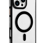Joko Apple iPhone 16 Pro Gleam PC Sert Magsafe Kılıf - Şeffaf-Siyah