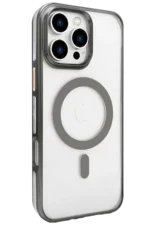 Joko Apple iPhone 16 Pro Gleam PC Sert Magsafe Kılıf - Titan Gri
