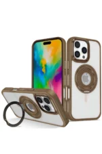 Joko Apple iPhone 16 Pro Max Banza Magsafe Standlı Kapak - Kahverengi