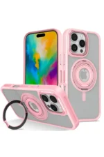 Joko Apple iPhone 16 Pro Max Banza Magsafe Standlı Kapak - Pembe
