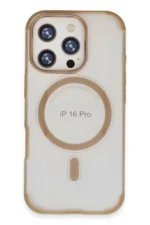 Joko Apple iPhone 16 Pro Max Hilton Magsafe Kapak - Gold - Görsel 3