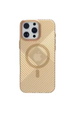 Joko Apple iPhone 16 Pro Stella PC Sert Magsafe Kılıf - Gold - Görsel 2