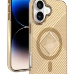Joko Apple iPhone 16 Stella PC Sert Magsafe Kılıf - Gold