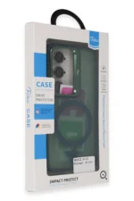 Joko Samsung Galaxy S24 Flet Lens Magsafe Kapak - Koyu Yeşil - Görsel 3