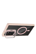 Joko Samsung Galaxy S24 Ultra Remim Lensli Magsafe Standlı Kapak - Pembe - Görsel 3