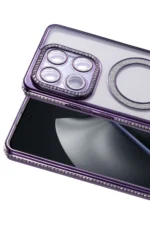 Uray store Xiaomi Mi 15T Pro Joke Simli Magneticsafe Kılıf - Derin Mor - Görsel 2