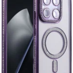 Uray store Xiaomi Mi 15T Pro Joke Simli Magneticsafe Kılıf - Derin Mor