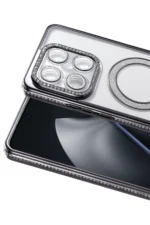 Uray store Xiaomi Mi 15T Pro Joke Simli Magneticsafe Kılıf - Siyah - Görsel 2